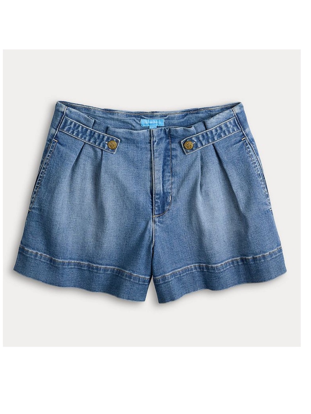 NWT Women's Draper James High Rise Trouser Shorts Size 14 - Picture 2 of 9